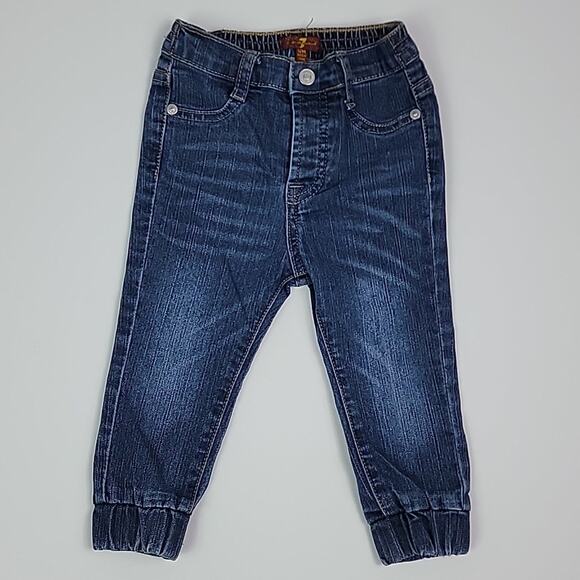 7 For All Mankind Denim Jeans and Lourdes Olaire Infantil Rabbit Sweater 12M - Picture 7 of 16